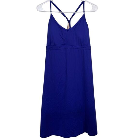 Athleta Dresses & Skirts - Athleta Royal Purple Build in Bra Midi Athletic Dress